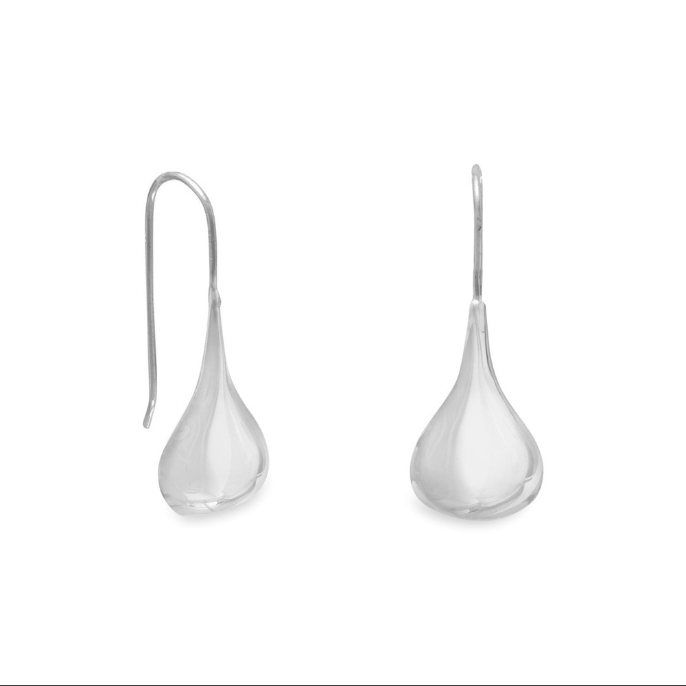 NEW polished raindrop earrings